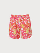 The Hibiscus Flowers Print Beach Swimming Trunks Sustainable Men's Shorts - BERLOOK