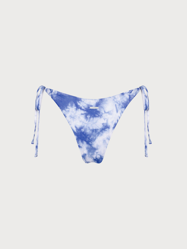 Tie-Dye Tie Side Bikini Bottom Sustainable Bikinis - BERLOOK