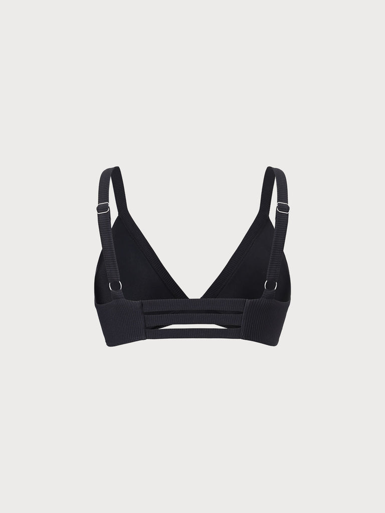 V-Neck Triangle  Plus Size Bikini Top Sustainable Plus Size Tankinis - BERLOOK