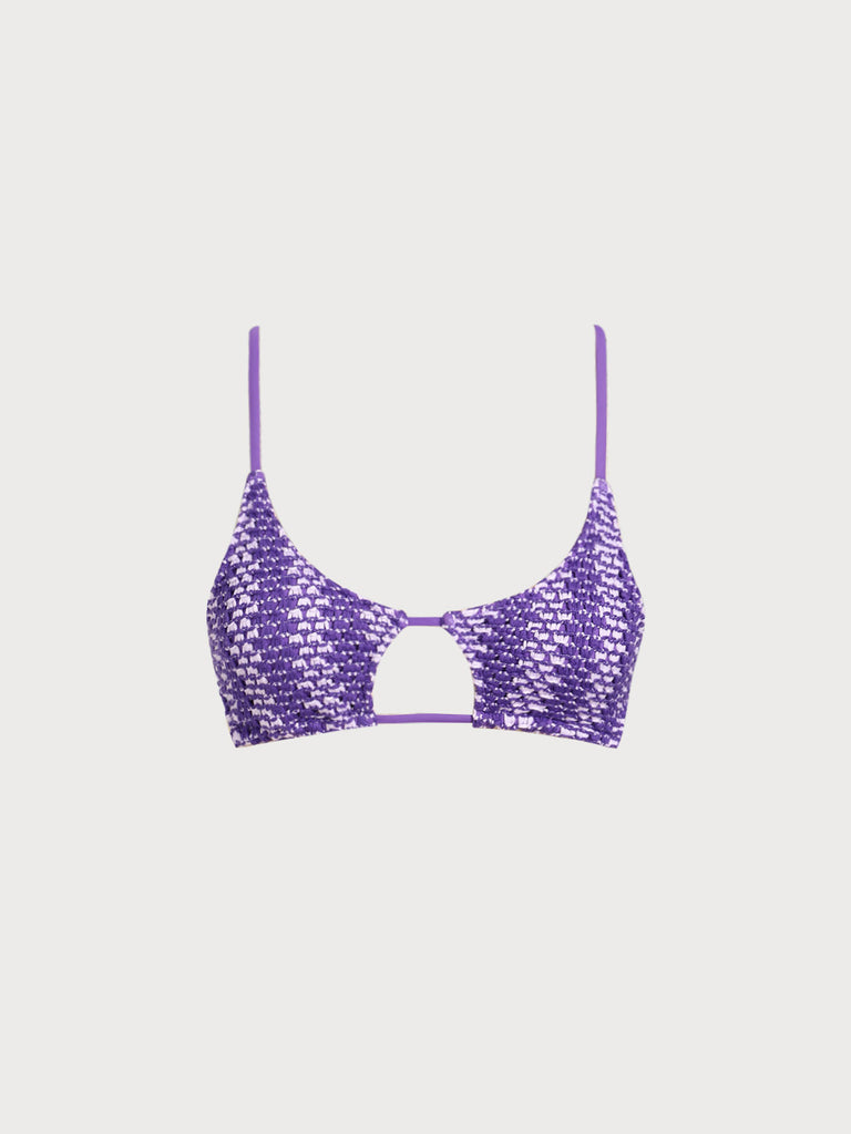 Women Knitted Acrylic Bikini Tops Sustainable Bikinis - BERLOOK