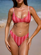 Women Knitted Acrylic Bikini Tops Sustainable Bikinis - BERLOOK
