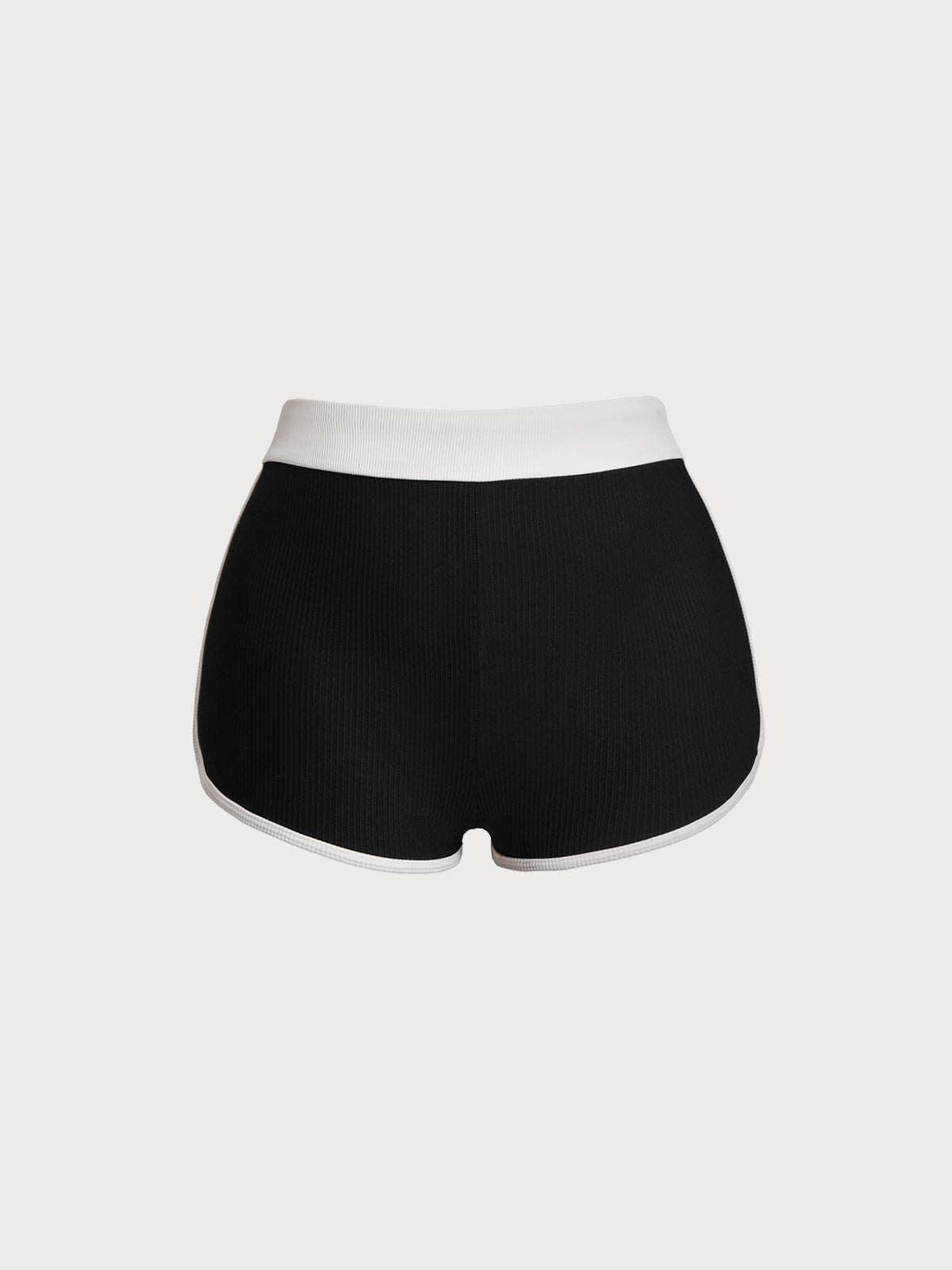 Women Knitted Nylon Bikini Bottoms Black Sustainable Plus Size Bikinis - BERLOOK
