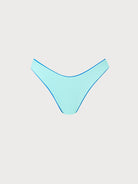 Women Knitted Nylon Bikini Bottoms Blue Sustainable Bikinis - BERLOOK