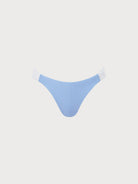 Women Knitted Nylon Bikini bottoms Light Blue Sustainable Bikinis - BERLOOK
