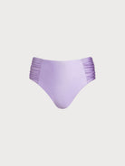 Women Knitted Nylon Bikini Bottoms Purple Sustainable Bikinis - BERLOOK
