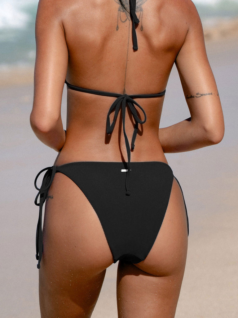 Women Knitted Nylon Bikini Bottoms Sustainable Bikinis - BERLOOK