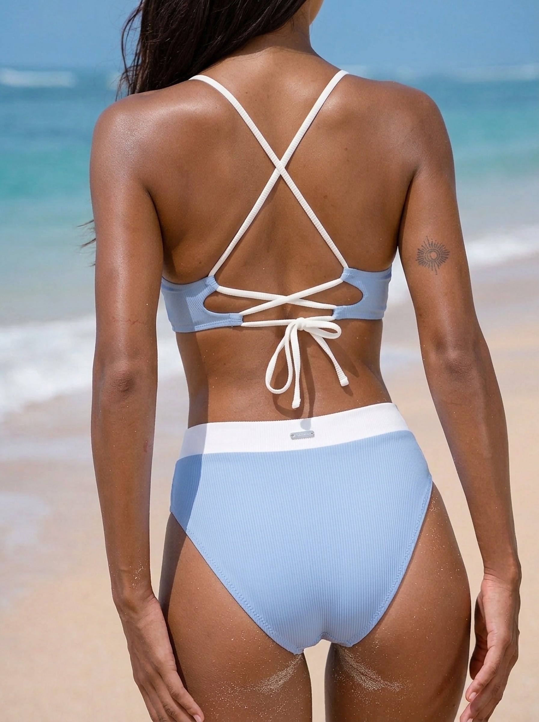 Women Knitted Nylon  Bikini Bottoms Sustainable Bikinis - BERLOOK