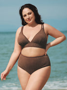Women Knitted Nylon Bikini Bottoms Sustainable Plus Size Bikinis - BERLOOK
