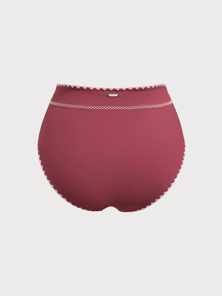 Women Knitted Nylon Bikini Bottoms Sustainable Plus Size Bikinis - BERLOOK