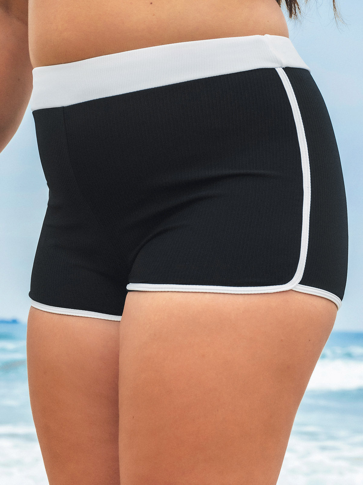Women Knitted Nylon Bikini Bottoms Sustainable Plus Size Bikinis - BERLOOK
