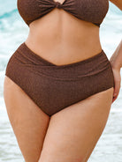 Women Knitted Nylon Bikini Bottoms Sustainable Plus Size Bikinis - BERLOOK