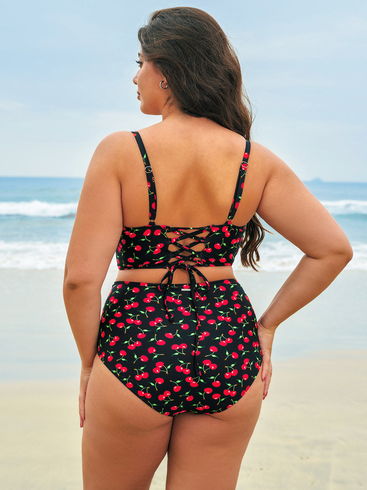 Women Knitted Nylon Bikini Bottoms Sustainable Plus Size Bikinis - BERLOOK