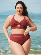 Women Knitted Nylon Bikini Bottoms Sustainable Plus Size Bikinis - BERLOOK