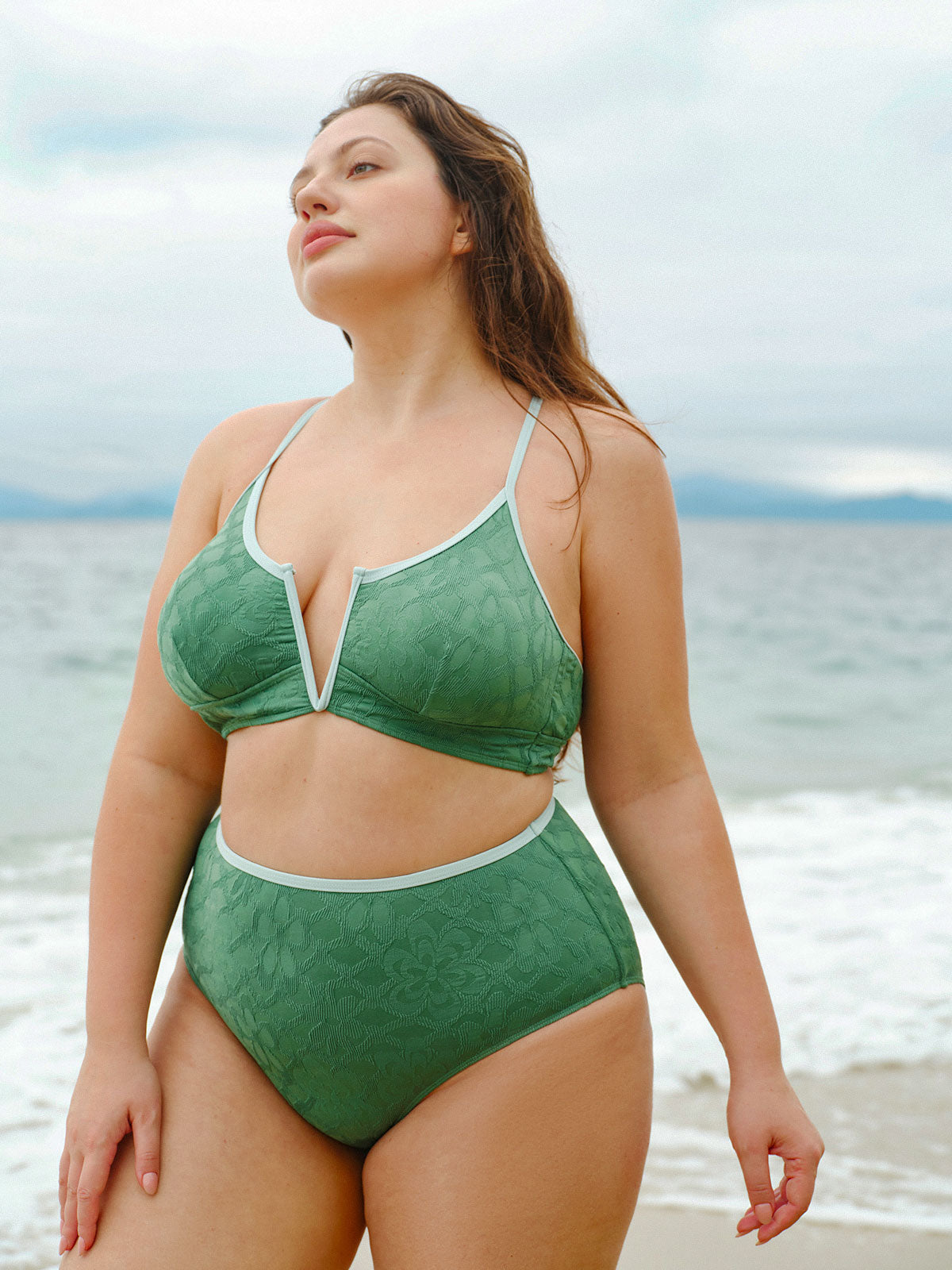 Women Knitted Nylon Bikini Bottoms Sustainable Plus Size Bikinis - BERLOOK