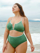 Women Knitted Nylon Bikini Bottoms Sustainable Plus Size Bikinis - BERLOOK