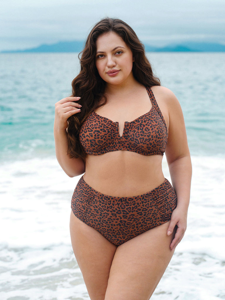 Women Knitted Nylon Bikini Bottoms Sustainable Plus Size Bikinis - BERLOOK