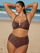 Women Knitted Nylon Bikini Bottoms Sustainable Plus Size Bikinis - BERLOOK