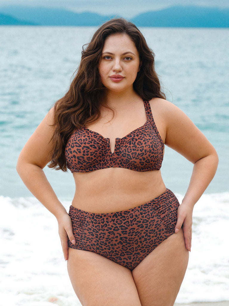 Women Knitted Nylon Bikini Bottoms Sustainable Plus Size Bikinis - BERLOOK