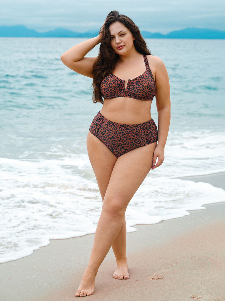 Women Knitted Nylon Bikini Bottoms Sustainable Plus Size Bikinis - BERLOOK