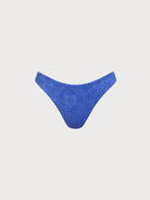 Women Knitted Nylon Bikini bottoms Blue Sustainable Bikinis - BERLOOK