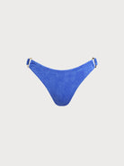 Women Knitted Nylon Bikini bottoms Blue Sustainable Bikinis - BERLOOK
