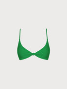 Women Knitted Nylon Bikini Tops Green Sustainable Bikinis - BERLOOK