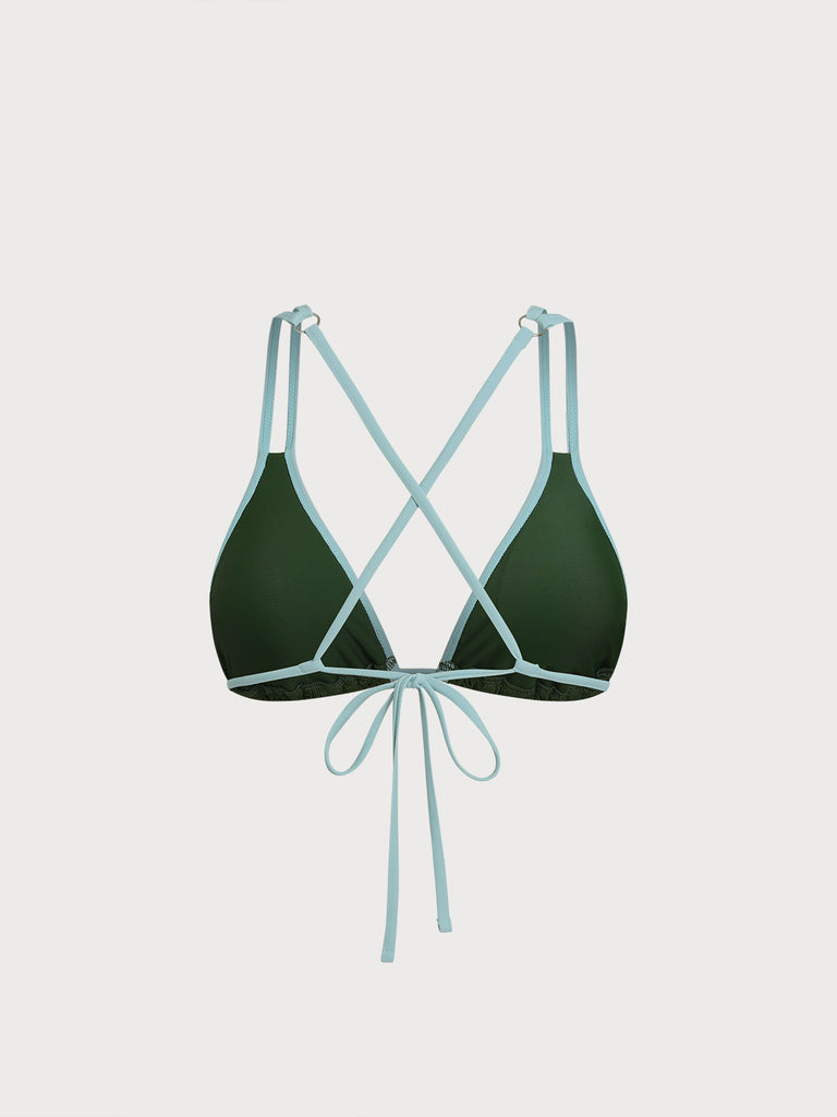 Women Knitted Nylon Bikini Tops Sustainable Bikinis - BERLOOK
