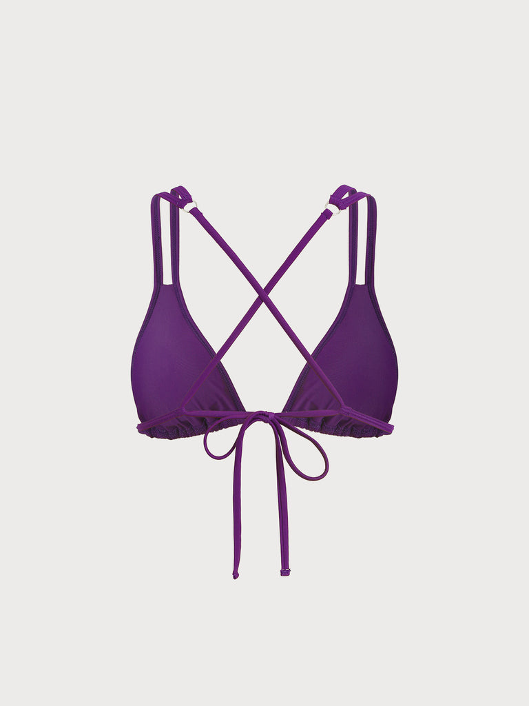 Women Knitted Nylon Bikini Tops Sustainable Bikinis - BERLOOK