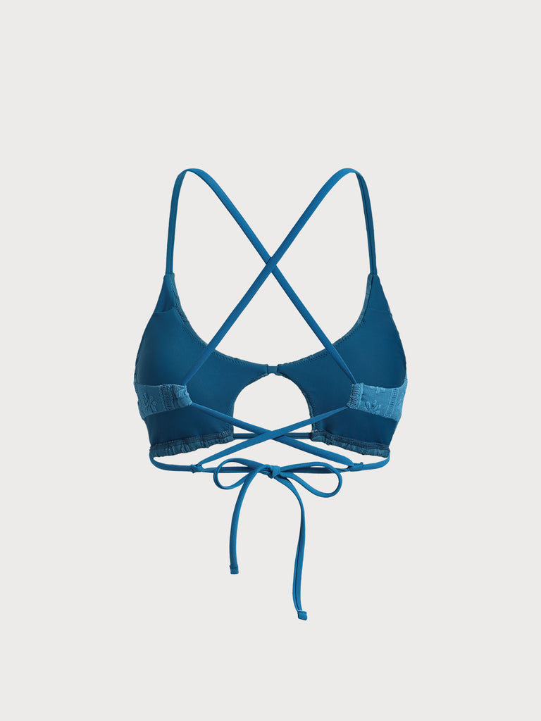 Women Knitted Nylon Bikini Tops Sustainable Bikinis - BERLOOK