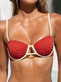 Women Knitted Nylon Bikini Tops Sustainable Bikinis - BERLOOK