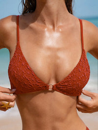 Women Knitted Nylon Bikini Tops Sustainable Bikinis - BERLOOK