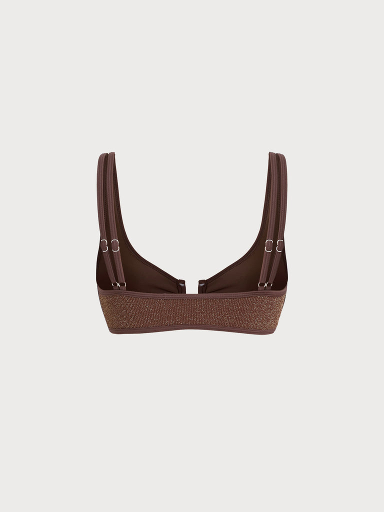 Women Knitted Nylon Bikini Tops Sustainable Bikinis - BERLOOK