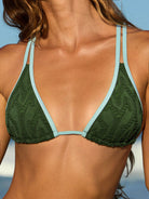 Women Knitted Nylon Bikini Tops Sustainable Bikinis - BERLOOK