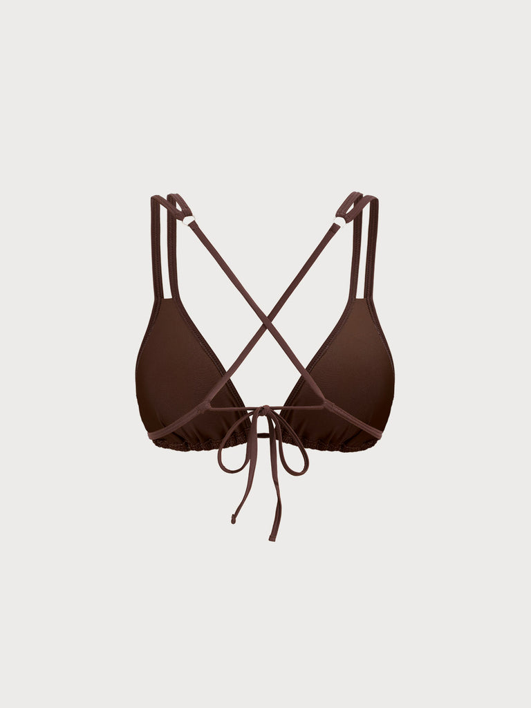 Women Knitted Nylon Bikini Tops Sustainable Bikinis - BERLOOK