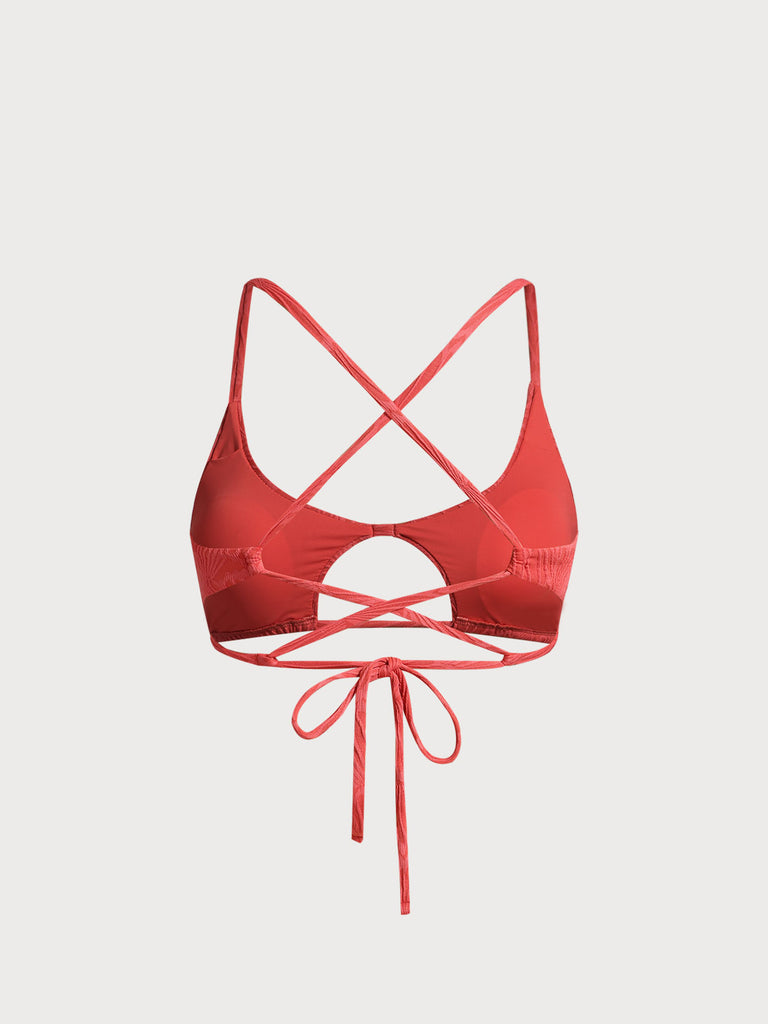 Women Knitted Nylon Bikini Tops Sustainable Bikinis - BERLOOK
