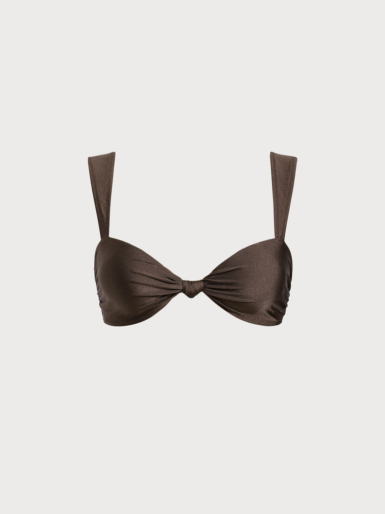 Women Knitted Nylon Bikini Tops Sustainable Bikinis - BERLOOK