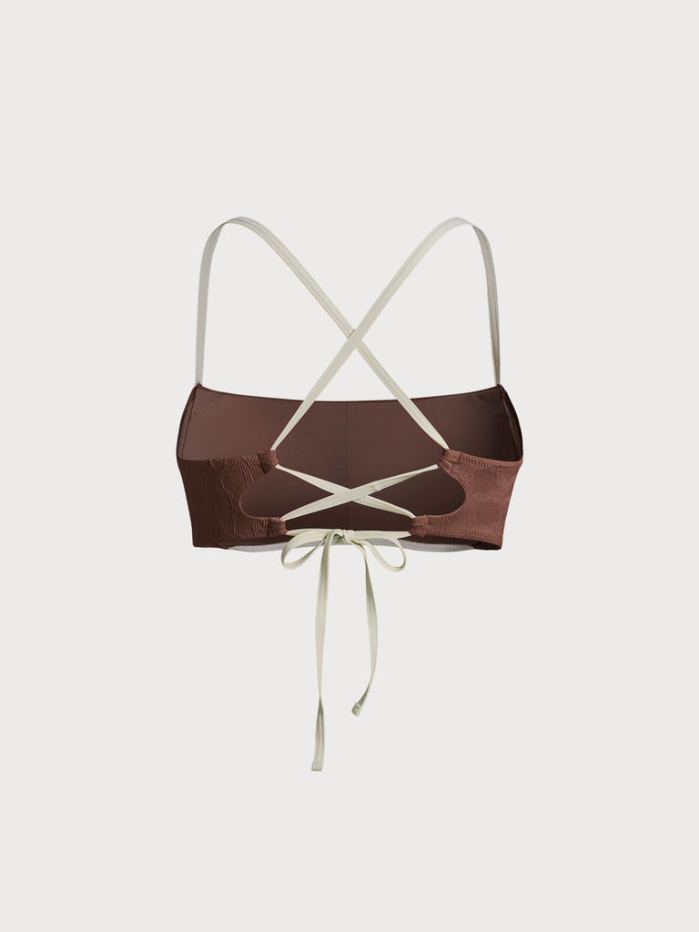 Women Knitted Nylon Bikini Tops Sustainable Bikinis - BERLOOK