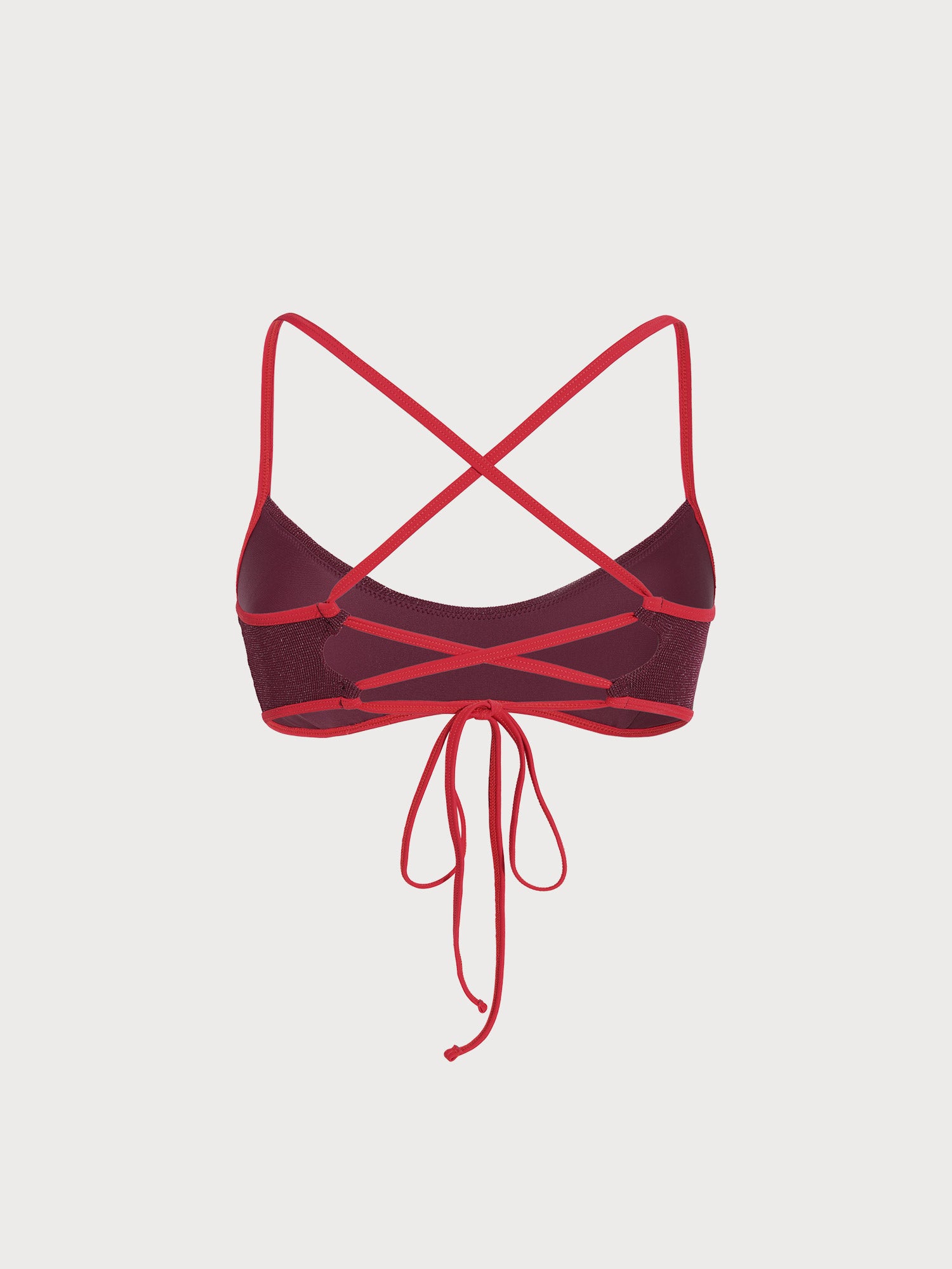 Women Knitted Nylon Bikini Tops Sustainable - BERLOOK - 06