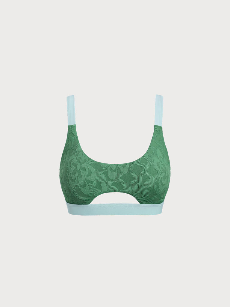 Women Knitted Nylon Bikini Tops Sustainable Bikinis - BERLOOK