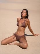 Women Knitted Nylon Bikini Tops Sustainable Bikinis - BERLOOK