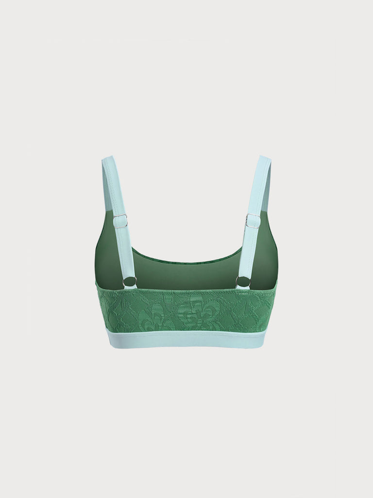 Women Knitted Nylon Bikini Tops Sustainable Bikinis - BERLOOK