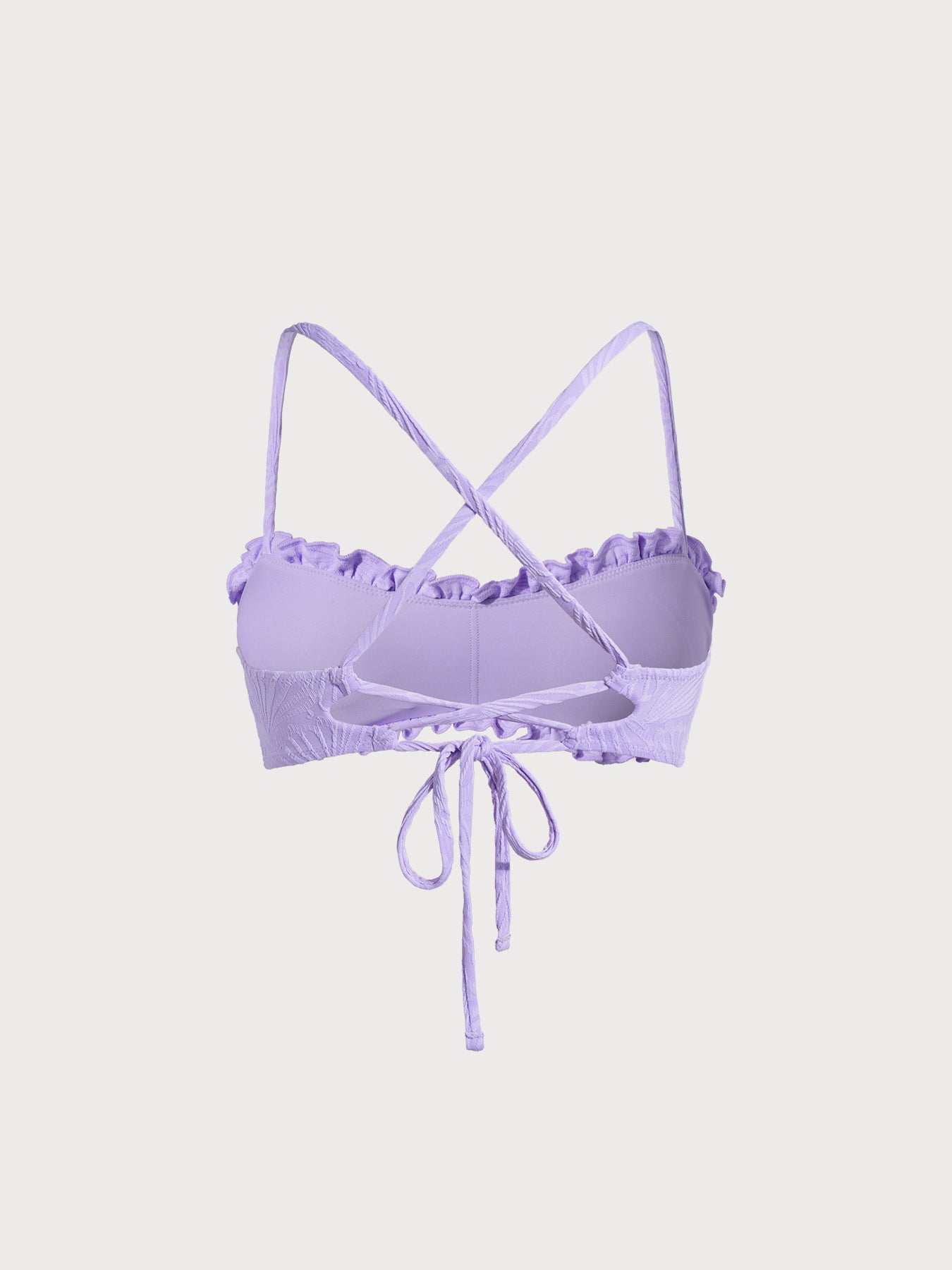 Women Knitted Nylon Bikini Tops Sustainable - BERLOOK - 06