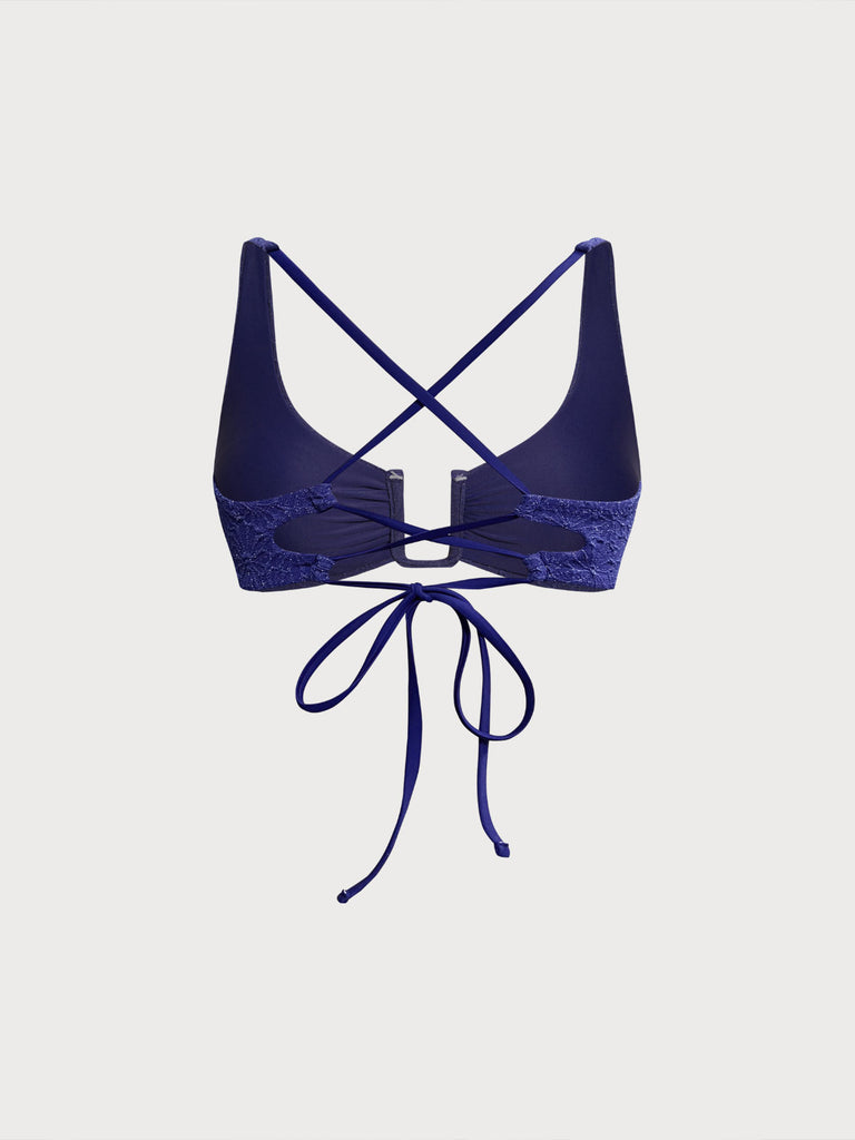 Women Knitted Nylon Bikini Tops Sustainable Bikinis - BERLOOK