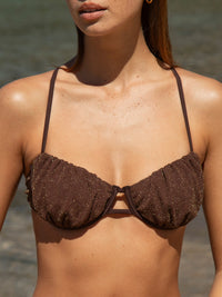 Women Knitted Nylon Bikini Tops Sustainable Bikinis - BERLOOK