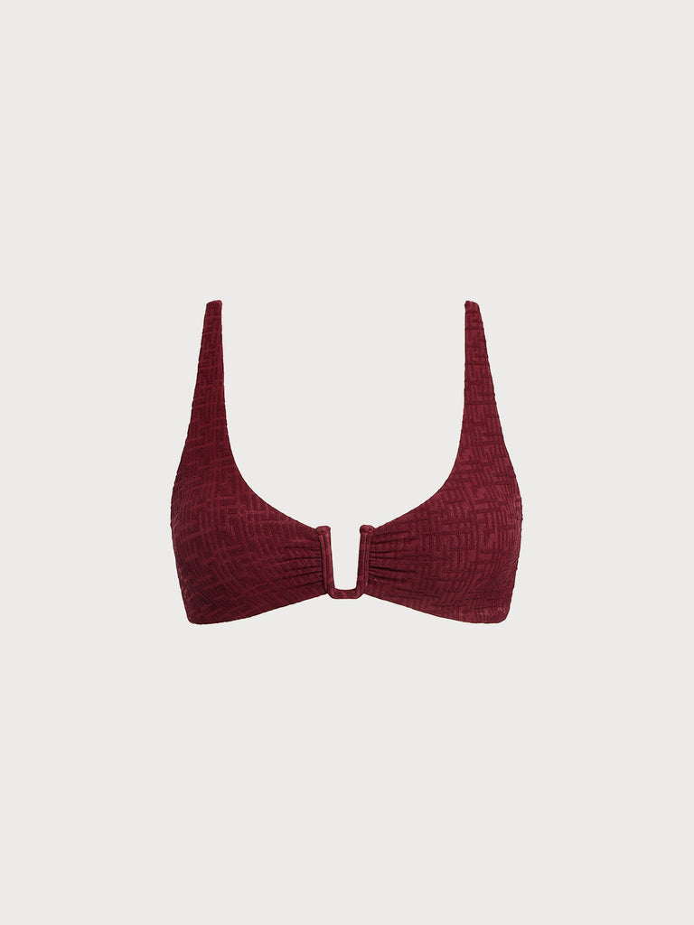 Women Knitted Nylon Bikini Tops Sustainable Bikinis - BERLOOK