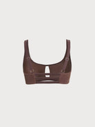 Women Knitted Nylon Bikini Tops Sustainable Plus Size Bikinis - BERLOOK
