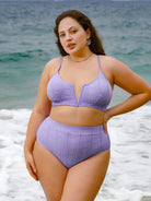 Women Knitted Nylon Bikini Tops Sustainable Plus Size Bikinis - BERLOOK