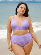 Women Knitted Nylon Bikini Tops Sustainable Plus Size Bikinis - BERLOOK