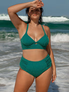 Women Knitted Nylon Bikini Tops Sustainable Plus Size Bikinis - BERLOOK