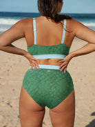 Women Knitted Nylon Bikini Tops Sustainable Plus Size Bikinis - BERLOOK